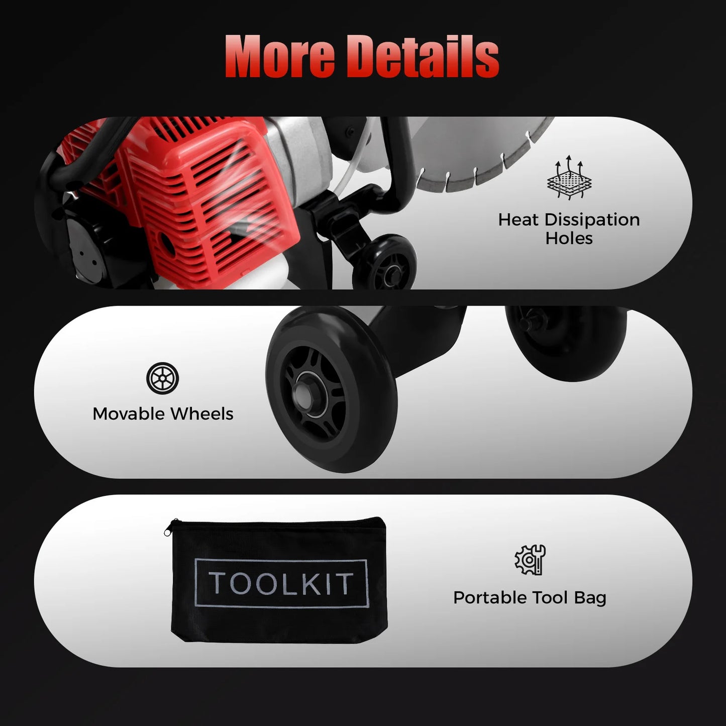 1400W Concrete Cutter Wall Chaser with 13" Blade