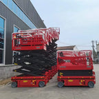 6m 8m 10m 12m 14m Aerial Work Platform Full Automatic Lift Portable Electric Scissor Lifts Table For Indoor Use