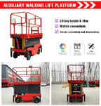 6m 8m 10m 12m 14m Aerial Work Platform Full Automatic Lift Portable Electric Scissor Lifts Table For Indoor Use