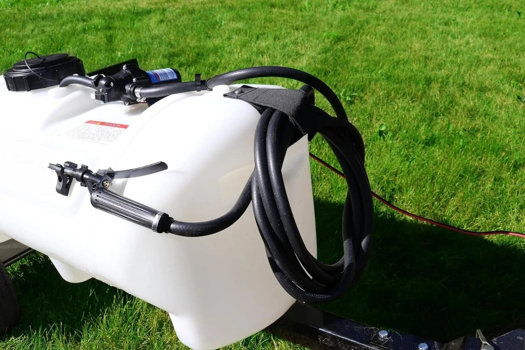 25 Gallon Trailer Broadcast Sprayer - 1.1GPM, 7' Swath