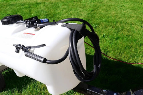 25 Gallon Trailer Broadcast Sprayer - 1.1GPM, 7' Swath