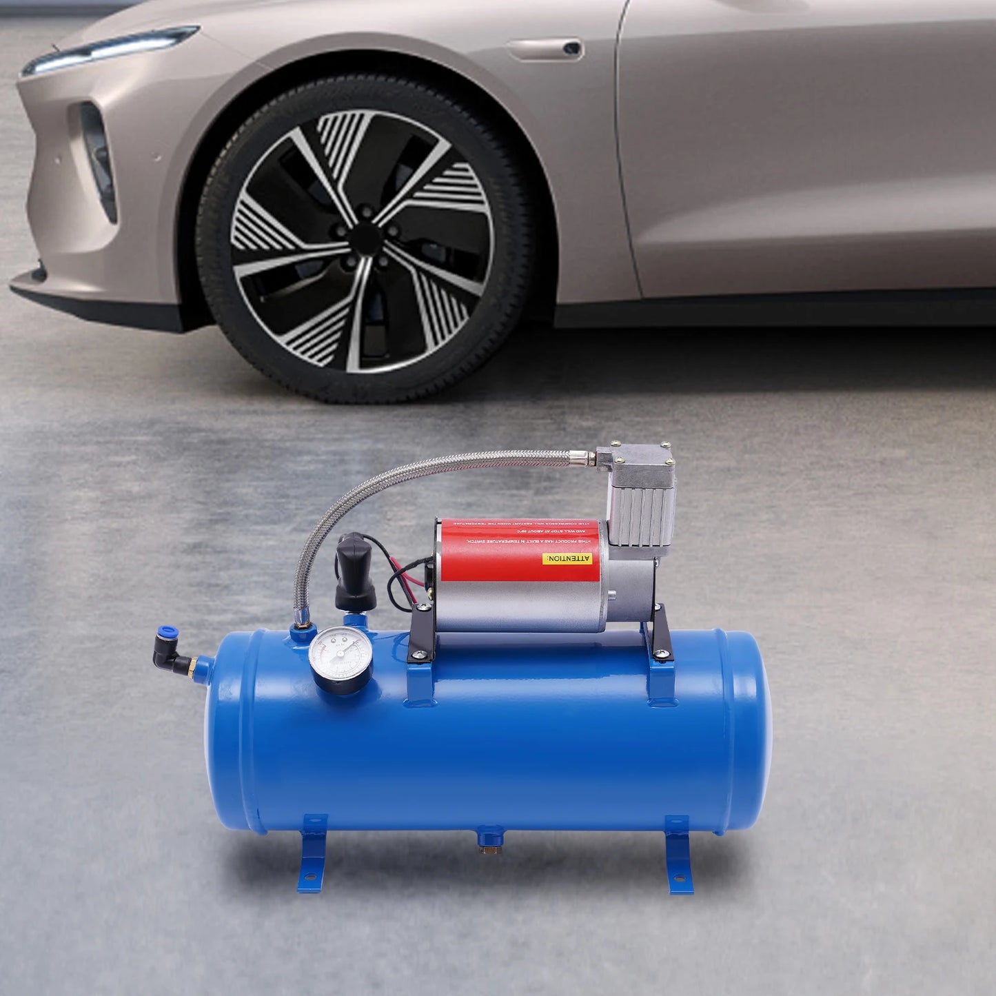12V Air Compressor 100 PSI with 6L Tank & Air Horn Kit
