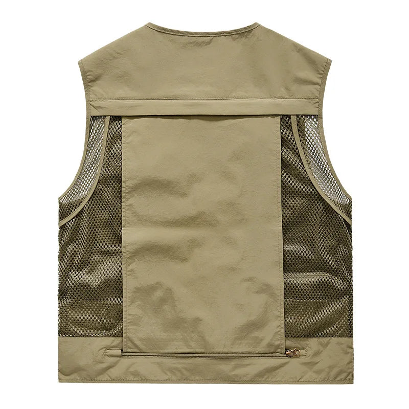 Men's Breathable Multi-Pocket Fishing Vest