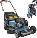 Self Propelled Lawn Mower Gas Powered 163cc 4-Cycle Engine Rear Wheel Drive Variable Speed 6 Height Adjustments