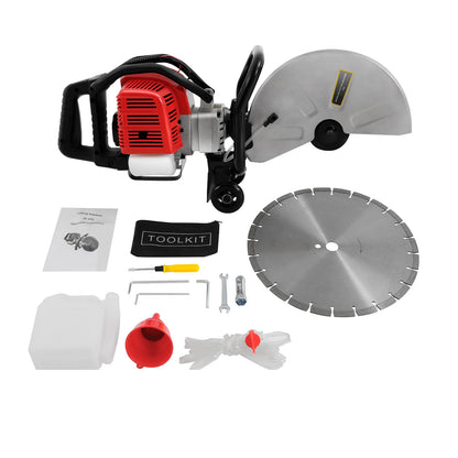 Concrete Cutter Saw 1400W - Gas Wet Saw 13" Blade