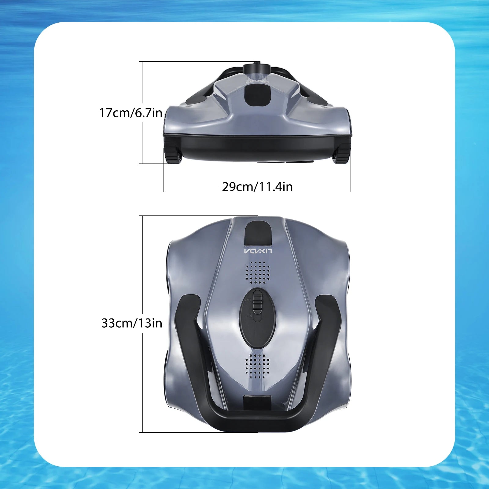 Pool Cleaner Robotic Pool Cleaner Automatic Robotic Pool Cleaner Cordless Robotic Pool Vacuum for In Ground Flat Pools