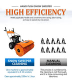 Small Fully Automatic Hand-held Snow Sweeper Municipal Sanitation Household Small Snow Sweeper