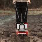 52CC Farm Cultivator Scarifier Garden Tiller Gasoline Farming Cultivation Tool Soil Loosening 4 Blades 1700W for Farmlands