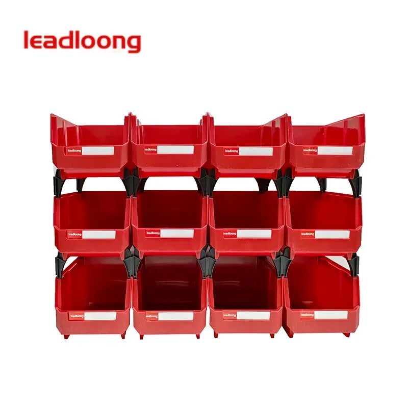 12-Piece Parts Bin Organizer Set 8x5x4"