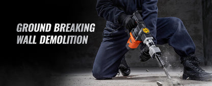 1400W Electric Demolition Jack Hammer 2900 BPM