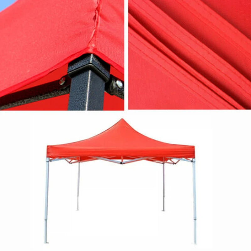 3X3M/2X2M Canopy Top Cover Replacement Four-Corner Tent Cloth Foldable Rainproof Patio Pavilion Replace Gazebo Canopy Top Cover