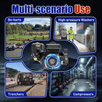 4 Strokes 212cc 7.5HP Gas Engine with Electric Start Upgrade Version For Go Kart Pressure Washers Log Splitters