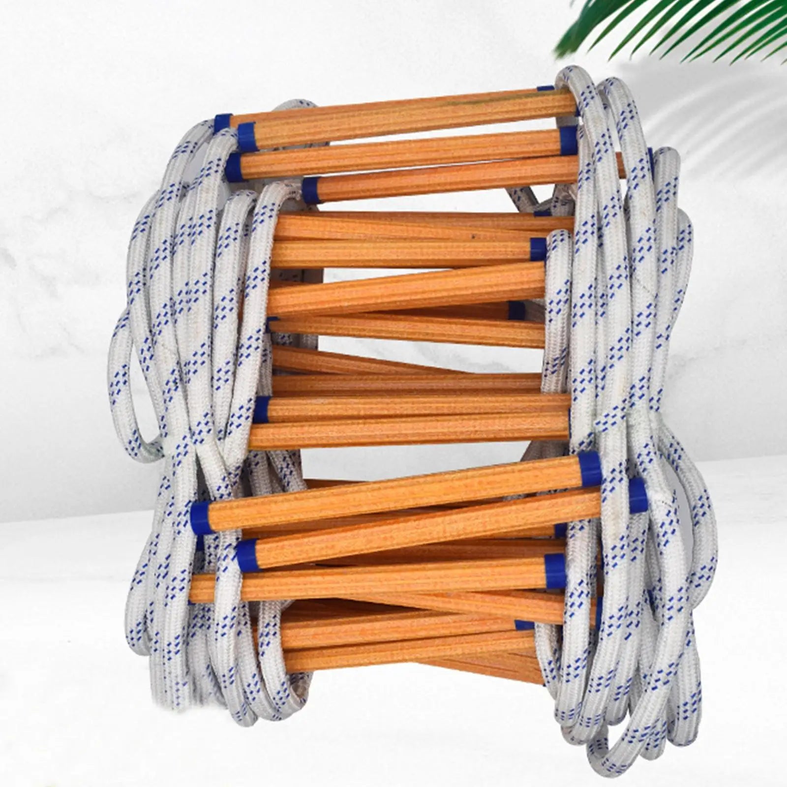 Fire Rope Ladder, Flame Resistant Rope Ladder for Fast to Deploy Portable Fast Deploy Kids Adults Sturdy Strong