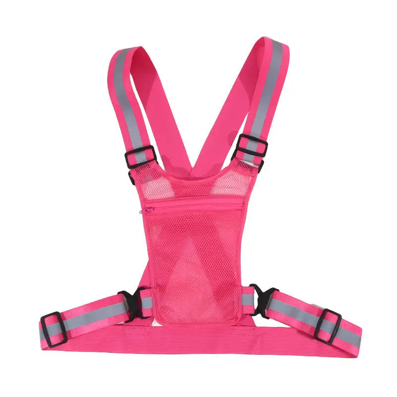 Adjustable Elastic Hi-Vis Reflective Vest
