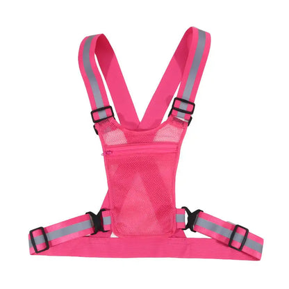 Adjustable Elastic Hi-Vis Reflective Vest