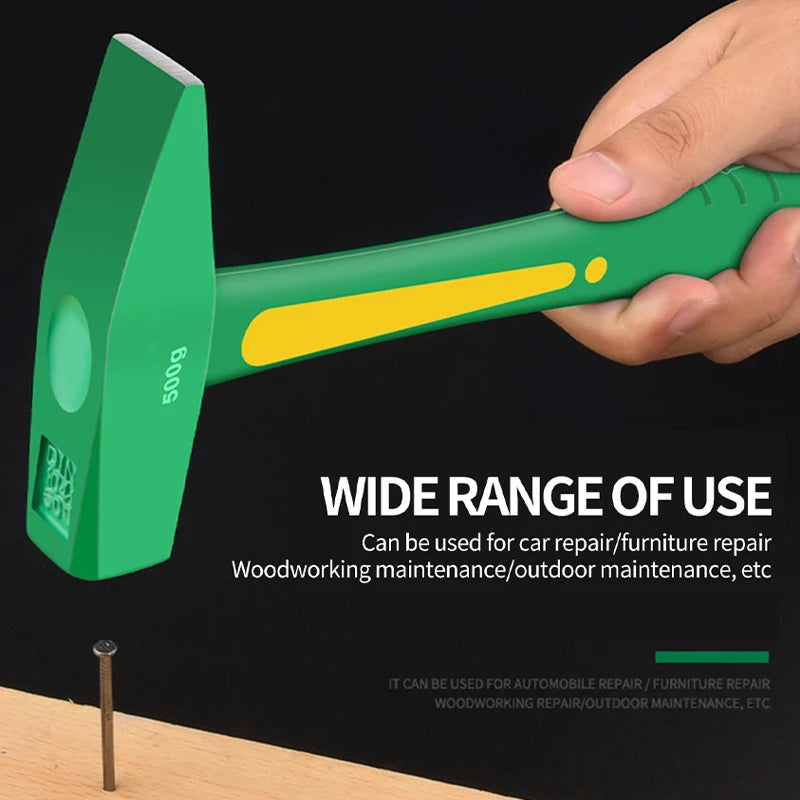Steel Hammer Shockproof Knock Hammer Woodworking Hardware Tool Fitter Electrician Hand tools mechanical workshop Multitool