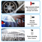 300W 30Bar Cordless High Pressure Car Washer Spray Water Gun 12000mAh Battery Foam Generator Car Washing Machine for Home