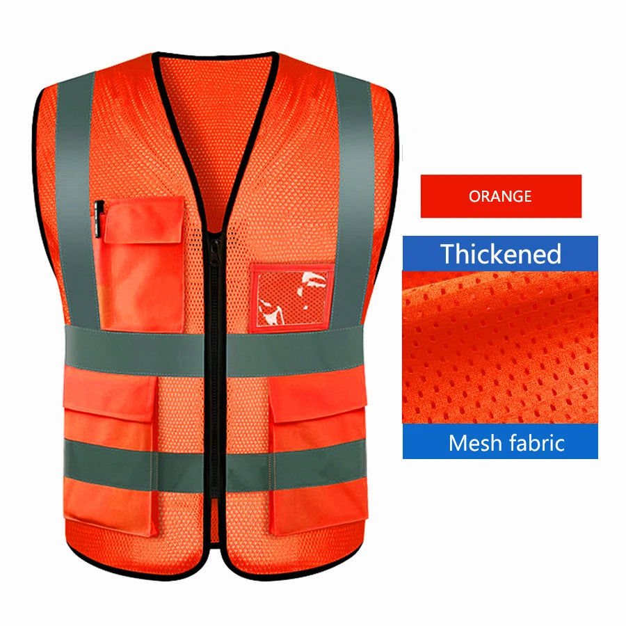 Adjustable Hi-Vis Security Vest - Night Sports