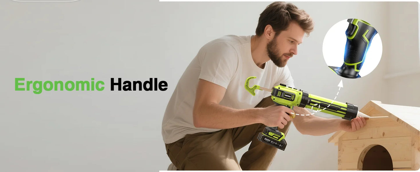 Cordless Electric Caulking Gun for Makita 18V - No Drip
