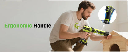 Cordless Electric Caulking Gun for Makita 18V - No Drip