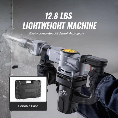 1400W Demolition Jack Hammer with Case & Gloves
