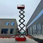 6m 8m 10m 12m 14m Aerial Work Platform Full Automatic Lift Portable Electric Scissor Lifts Table For Indoor Use
