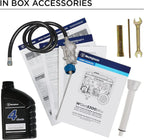 6500W Dual Fuel Portable Generator with CO Sensor, 30A RV & Transfer Switch Outlets, 14.5H Runtime