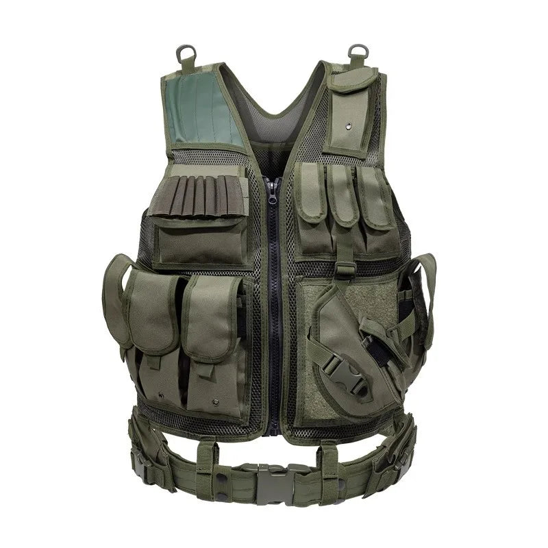 Adjustable Molle Tactical Vest - Combat Training