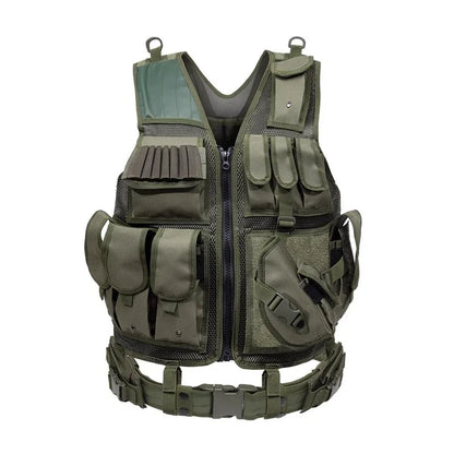 Adjustable Molle Tactical Vest - Combat Training