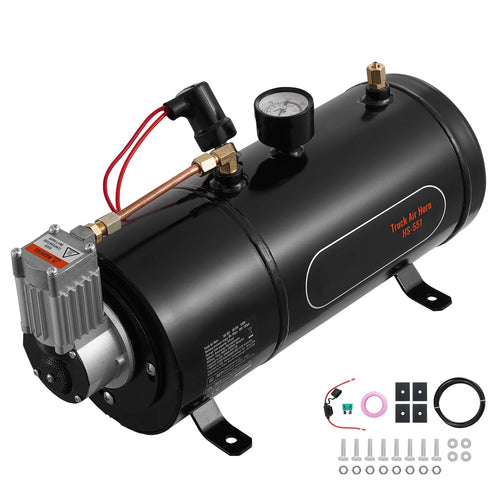 12V Train Horn Air Compressor with 3L Tank, 120 PSI