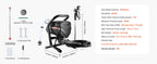 Stand Airless Paint Sprayer, 650W High Efficiency Airless Sprayer, 3000PSI Electric Paint Sprayer Machine Extension Rod
