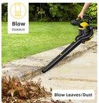 3800W High Power Yard Blower Leaf Sweeper Leaf Crusher Blower Outdoor Blower 230-240V Dusting Vacuum Machine