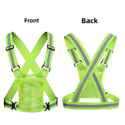 Reflective Strap Vest - Night Running & Cycling Belt
