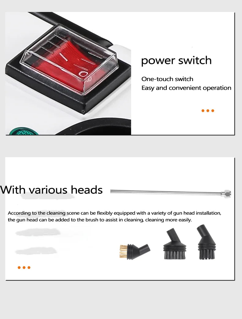 Kitchen oil stains Steam Cleaner High Temperature Disinfection Air Conditioning Kitchen Range Hood Machines cleaning machine