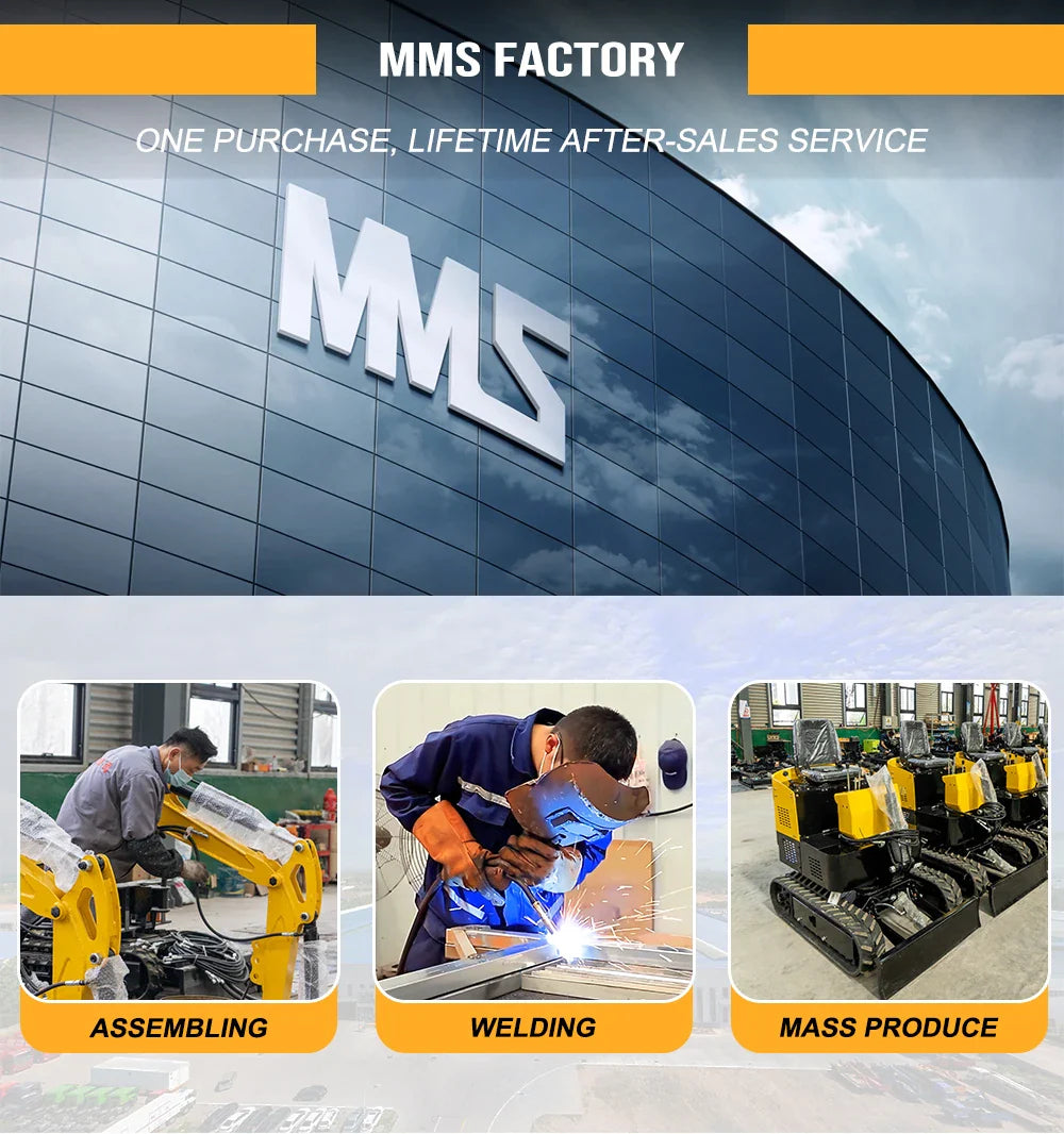 Mini Excavators 1.5 ton Mini Hydraulic Agricultural Digger for Garden Farm 1500 kg with Crawler Door to Door