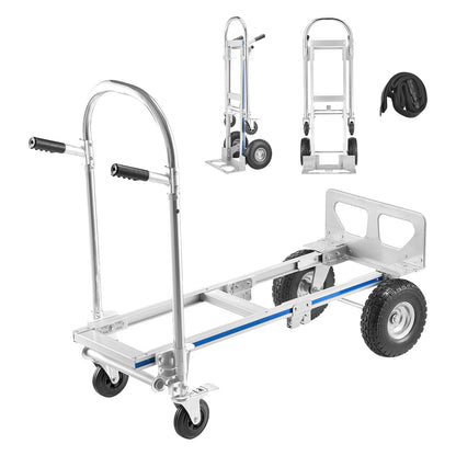 2-in-1 Convertible Hand Truck Dolly 1000 lbs