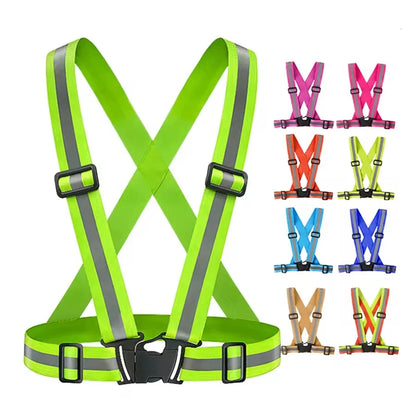 Night Running & Cycling Reflective Safety Vest