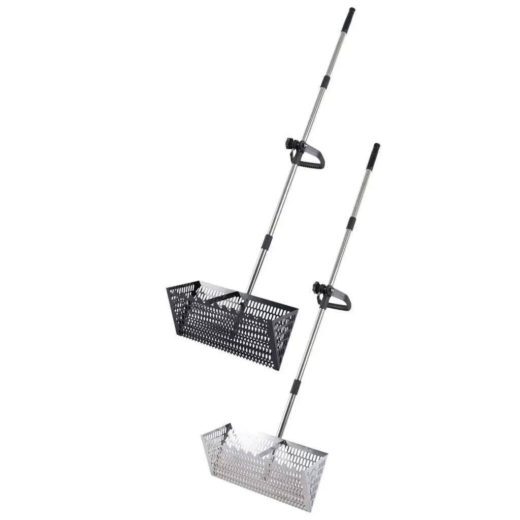 Sand Sift Rake Long Handle, Easy Grip Handheld Sand Sifter for Garden Soil