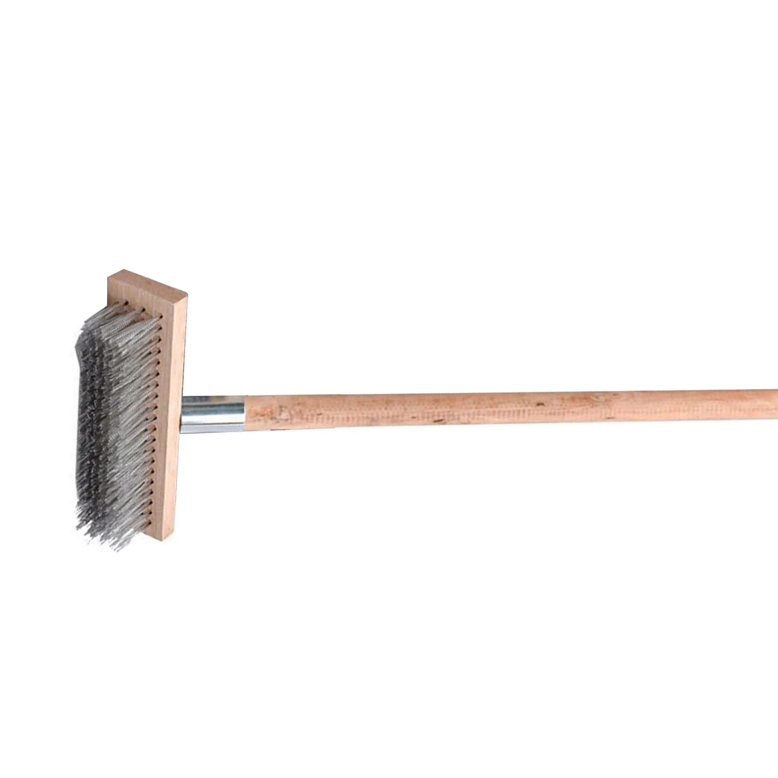 Floor Scrub Brush Heavy Duty Rough  Floor Brush Stainless Steel Wire Deck Scrub Cleaning Tool 20cm Heavy Duty Floor Brush