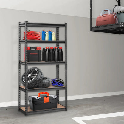 5-Tier Metal Storage Shelving 2000 lbs, 30x12x60"