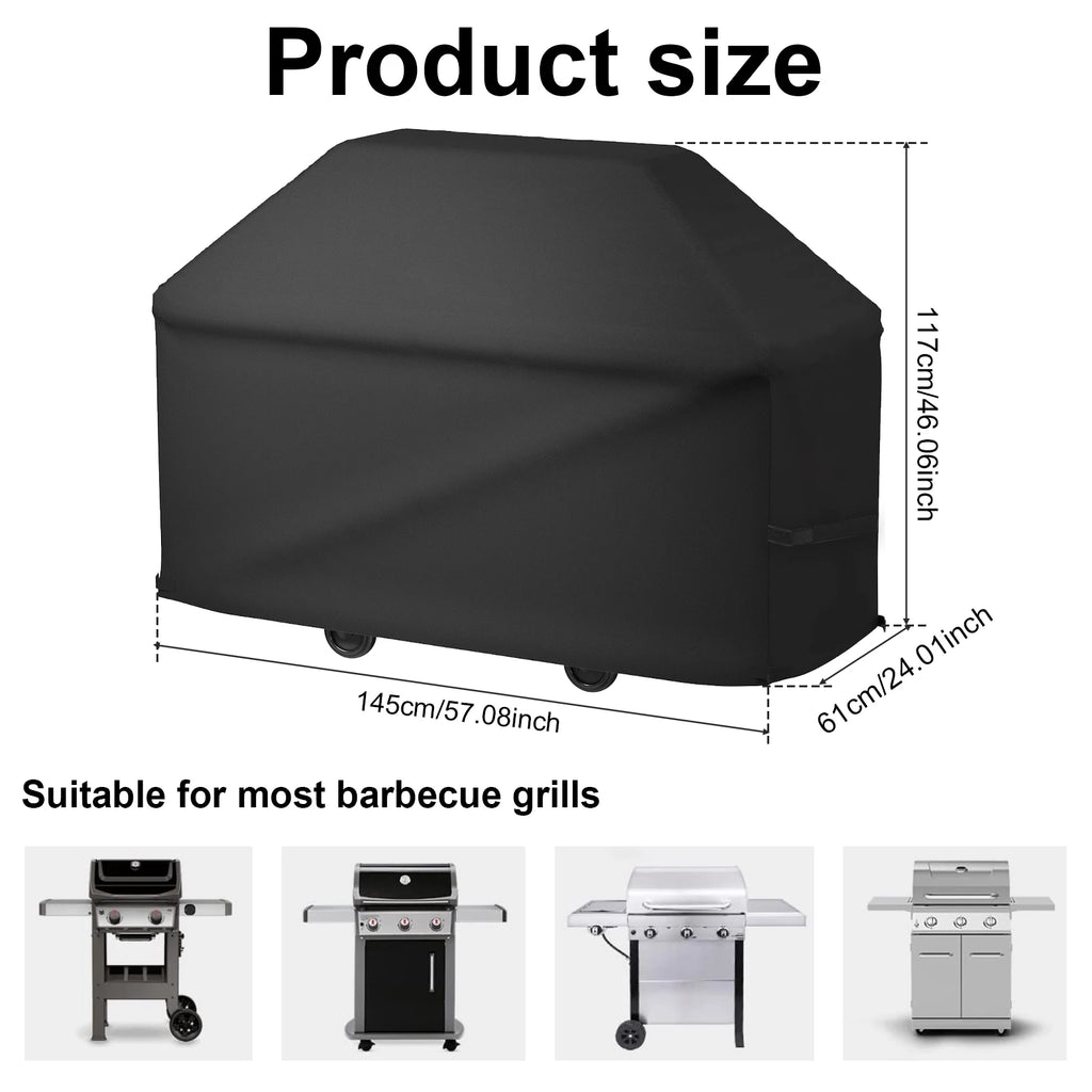 New BBQ Grill Barbeque Cover Anti-Dust Waterproof Heavy Duty Charbroil BBQ Cover Outdoor Rain Protective Barbecue Grill Covers