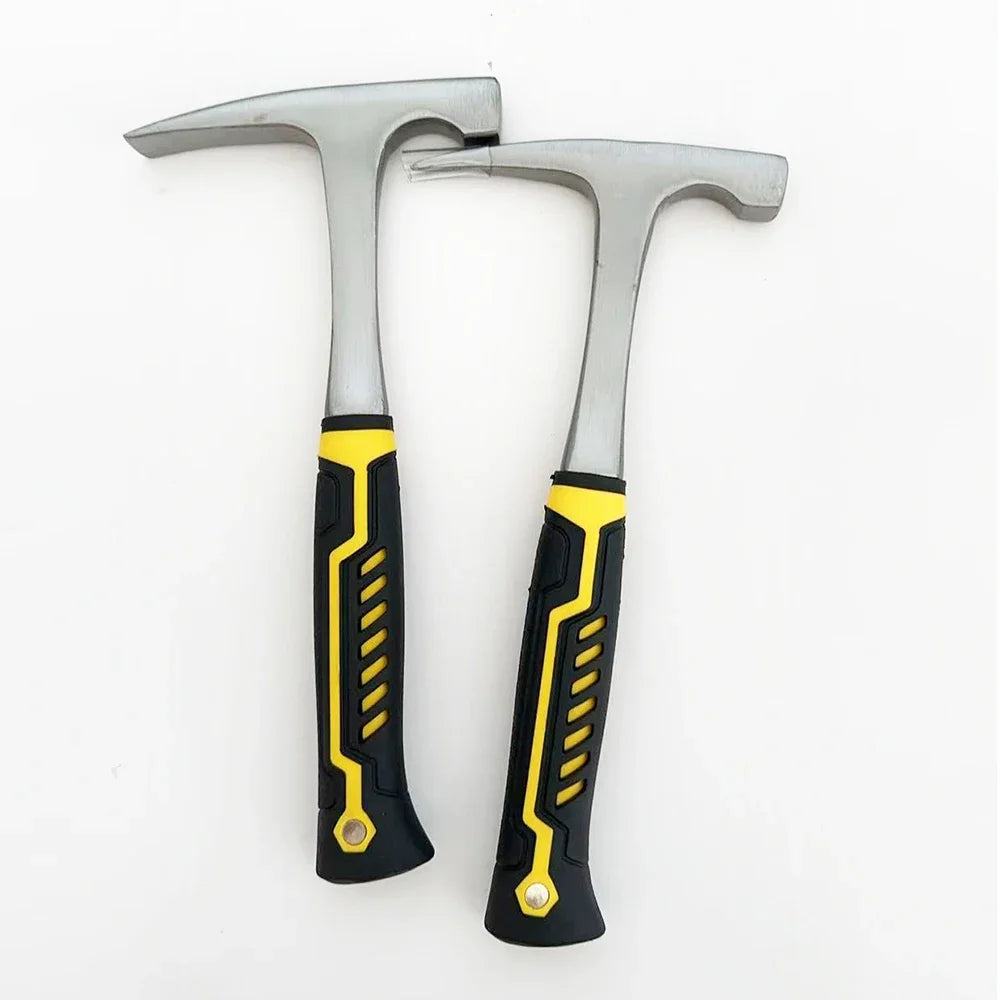 Geological Hammer High Carbon Steel Rock Pick Hammer with Arc for Survey Mine Exploration Geological Prospecting Hammer