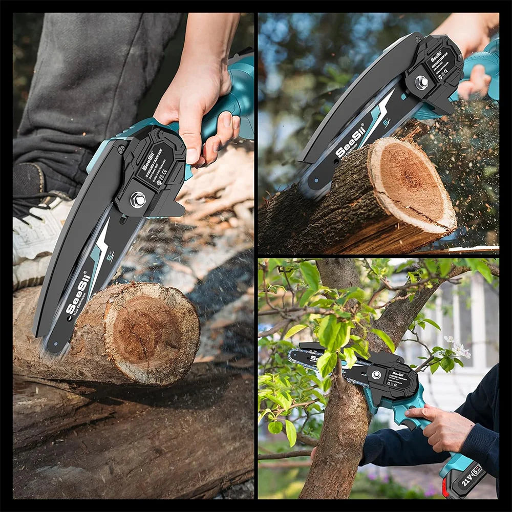 6" Cordless Mini Chainsaw for Makita 18V Battery