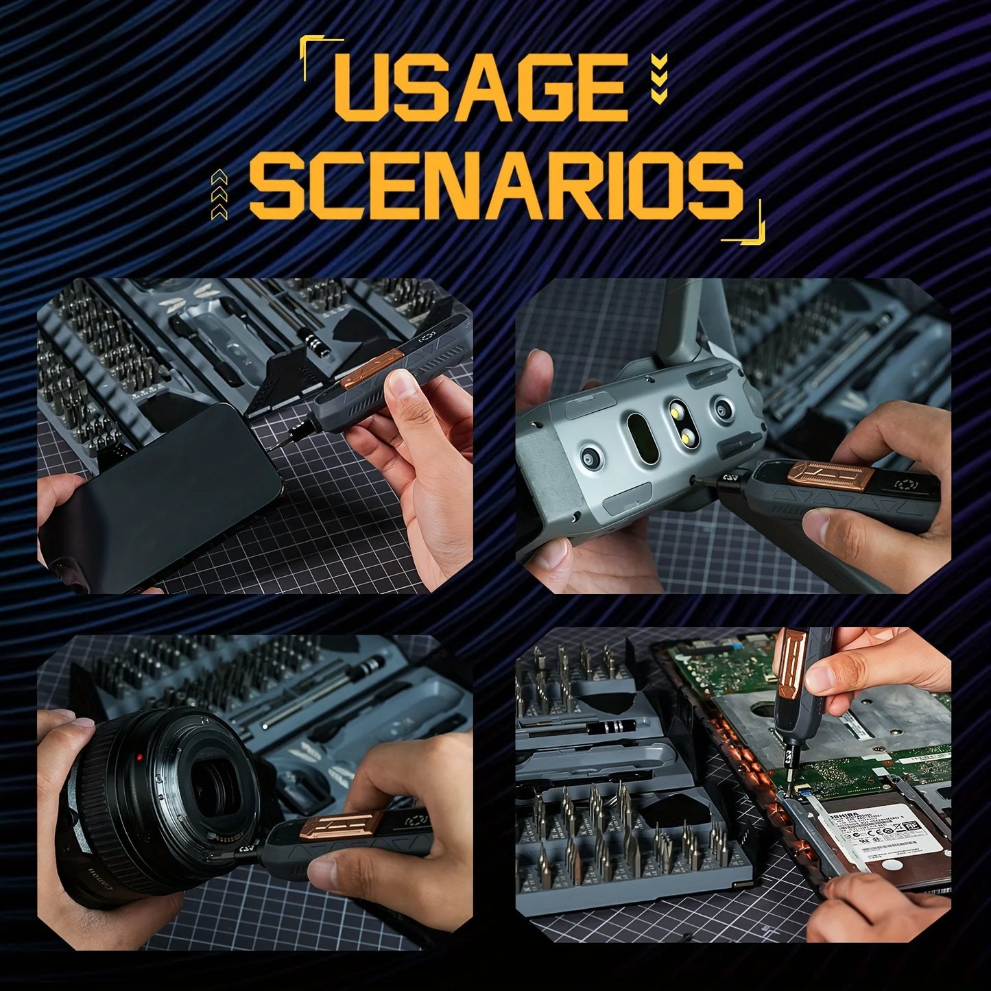 180-in-1 Precision Screwdriver Set with Magnetic Bits