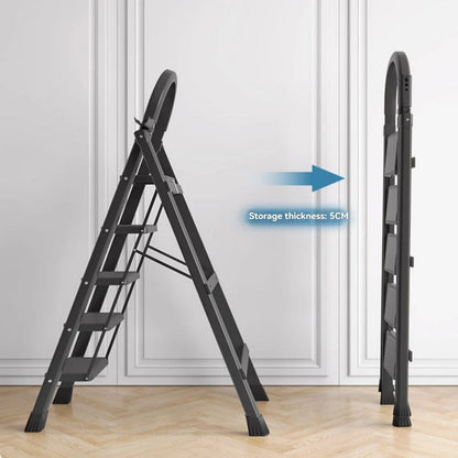 Folding Zigzag Step Ladder - Wide Pedal Indoor