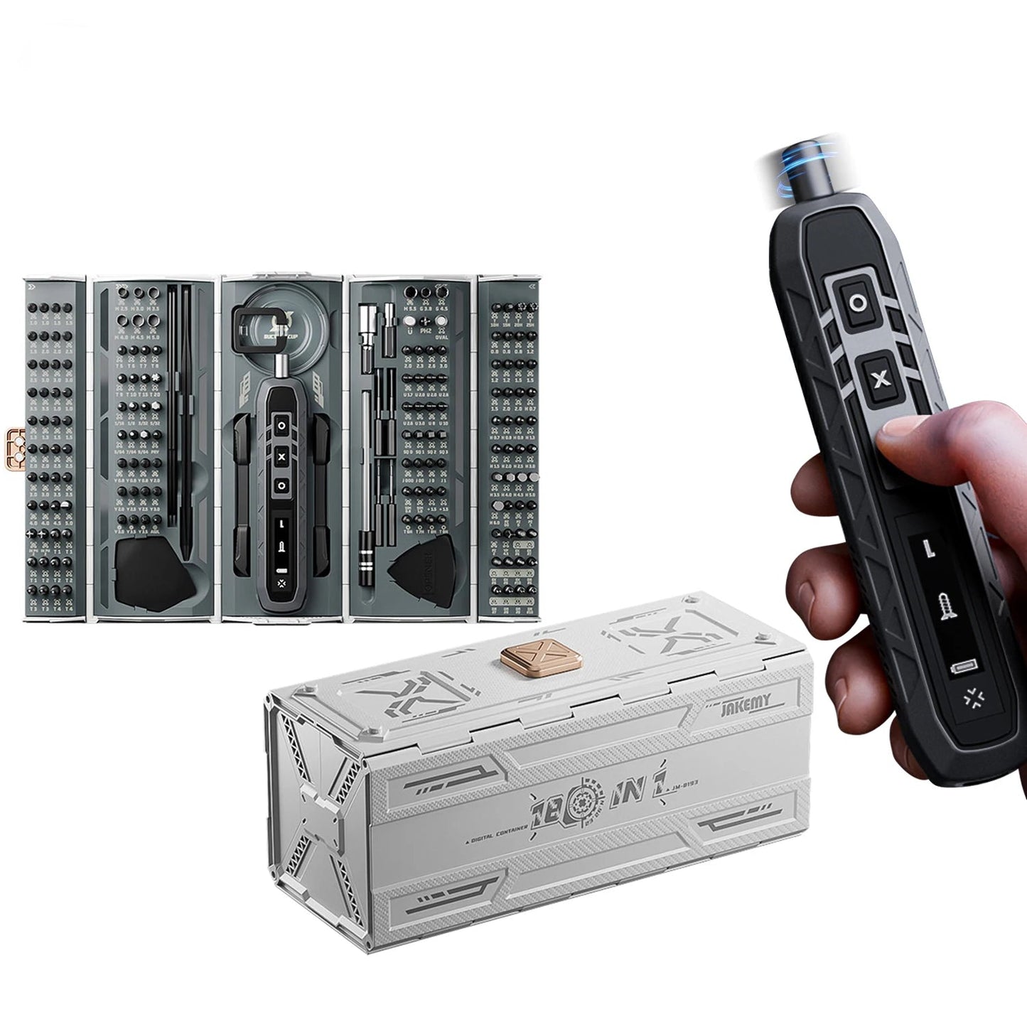 180-in-1 Precision Screwdriver Set with Magnetic Bits