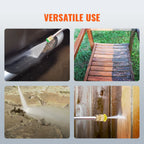 Gas Pressure Washer 3600 PSI 2.6 GPM Gas Powered Pressure Washer with Copper Pump Spray Gun and Extension Wand 5Nozzles