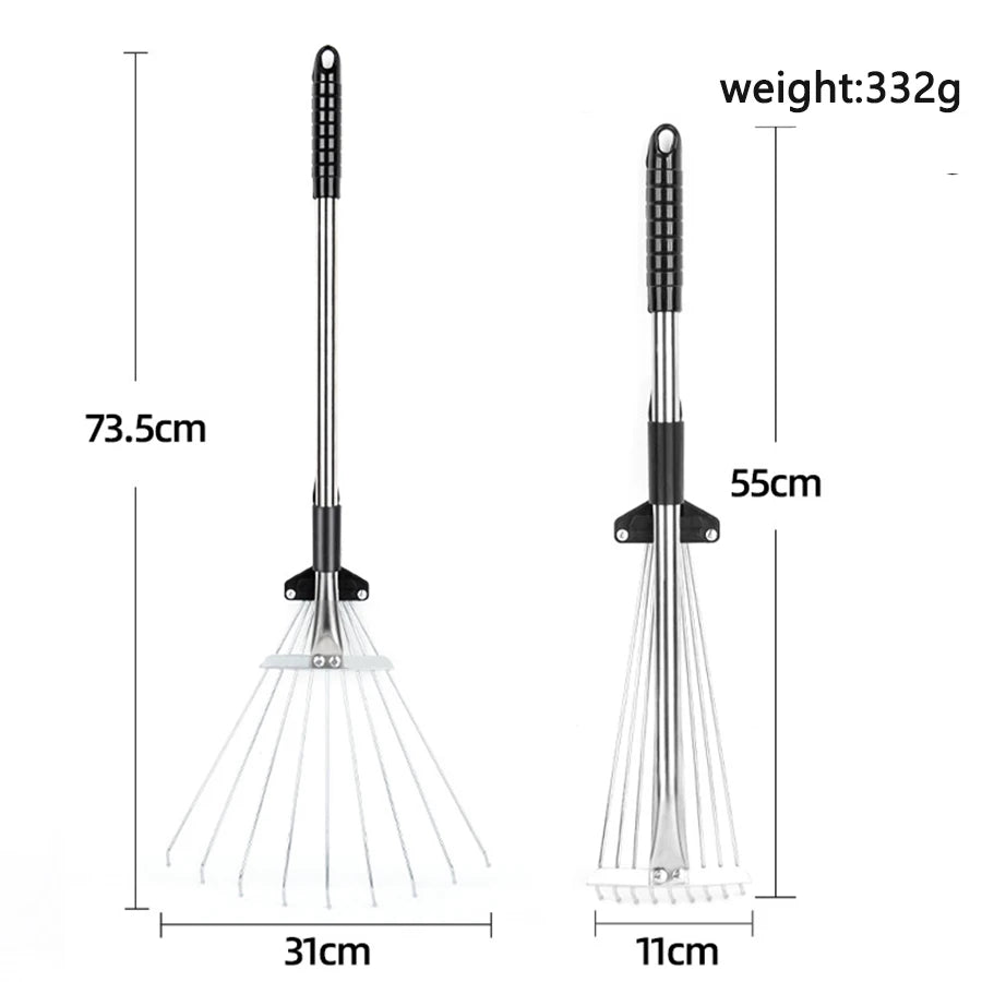 Garden Rake Rakes Farm Equipment Leveling Gardening For Tools Agricultural Supplies Sea Sand Leaf Agriculture Furniture Metal