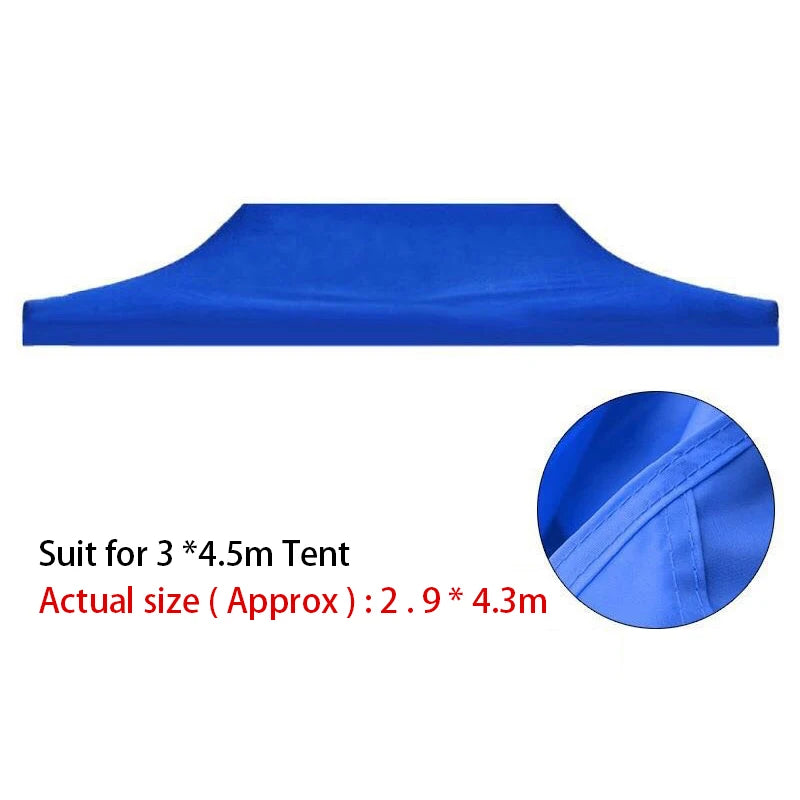 3X3M/2X2M Canopy Top Cover Replacement Four-Corner Tent Cloth Foldable Rainproof Patio Pavilion Replace Gazebo Canopy Top Cover