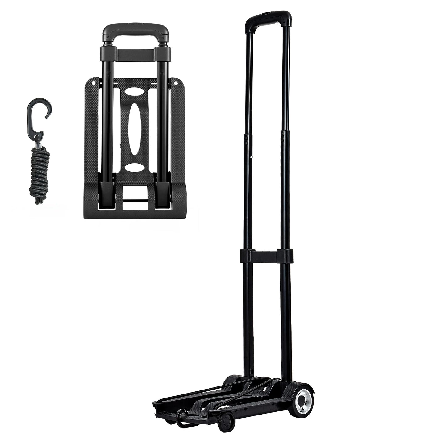 Folding Hand Truck 110 lbs - Collapsible Luggage Cart